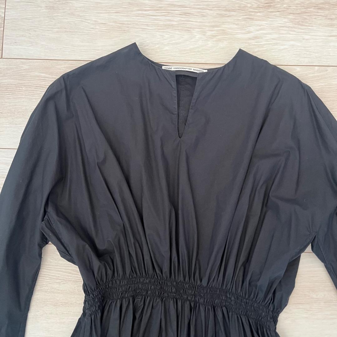 美品 TENNE HANDCRAFTED MODERN シャーリング ワンピース