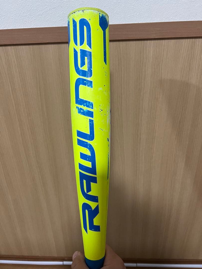 リトルリーグ　RAWLINGS 硬式バット イエロー/ブルー
