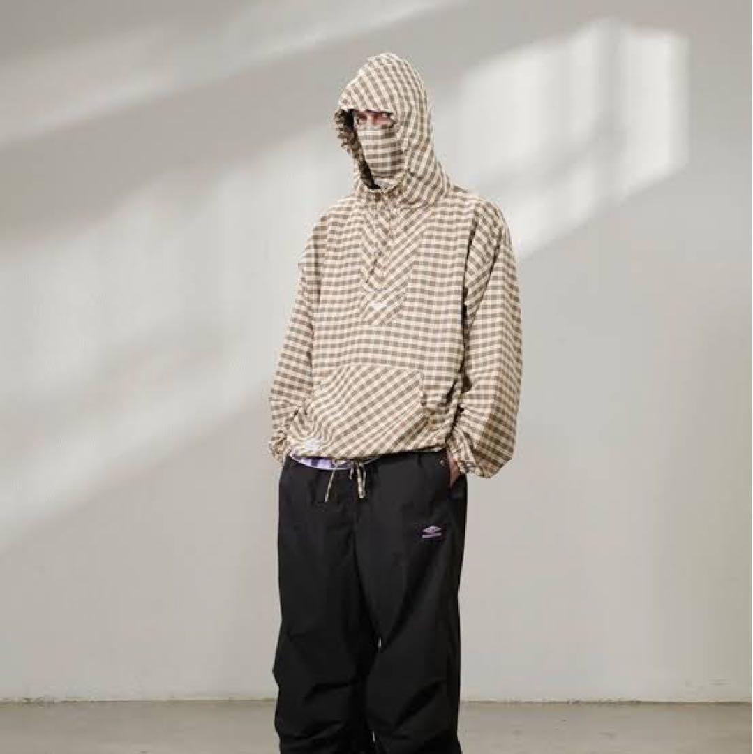 ジャケット・アウター UMBRO SLAM JAM Masked Hood Plaid Shirt M