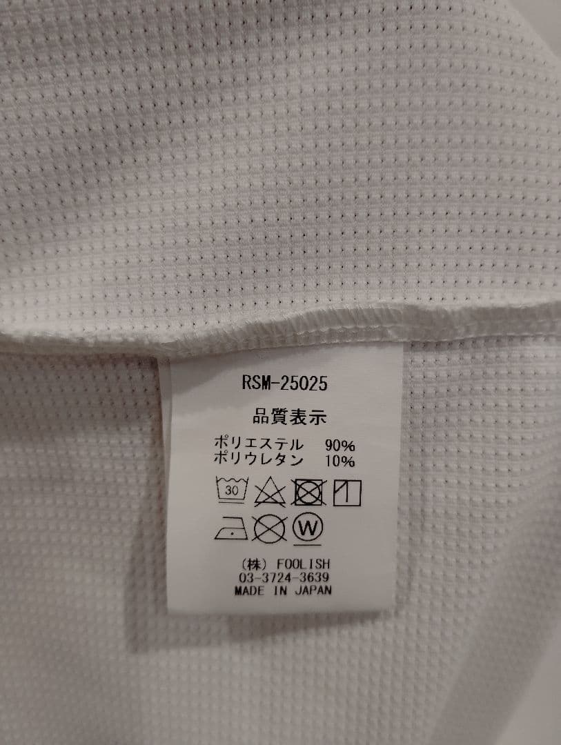 【美品】rough&swell　2025年春夏　モックネックシャツ