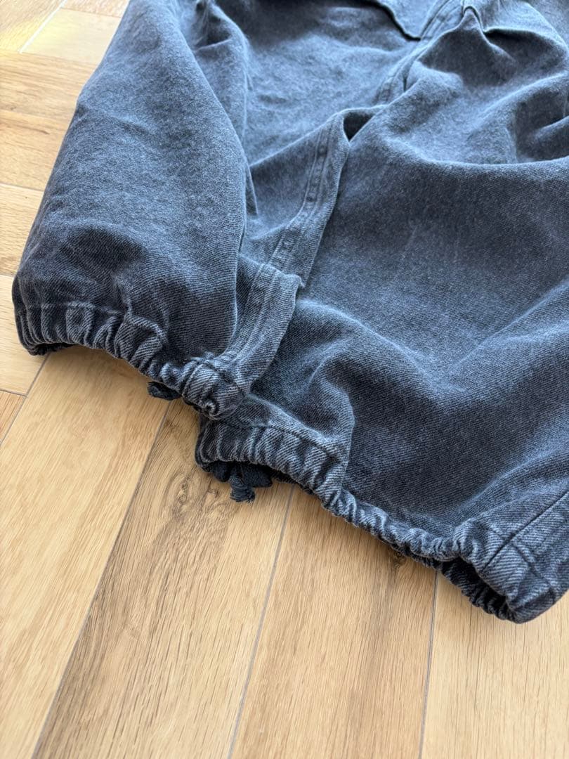 試着のみ　25ss COMOLI コモリ　ブラックドリル6Pパンツ　size1