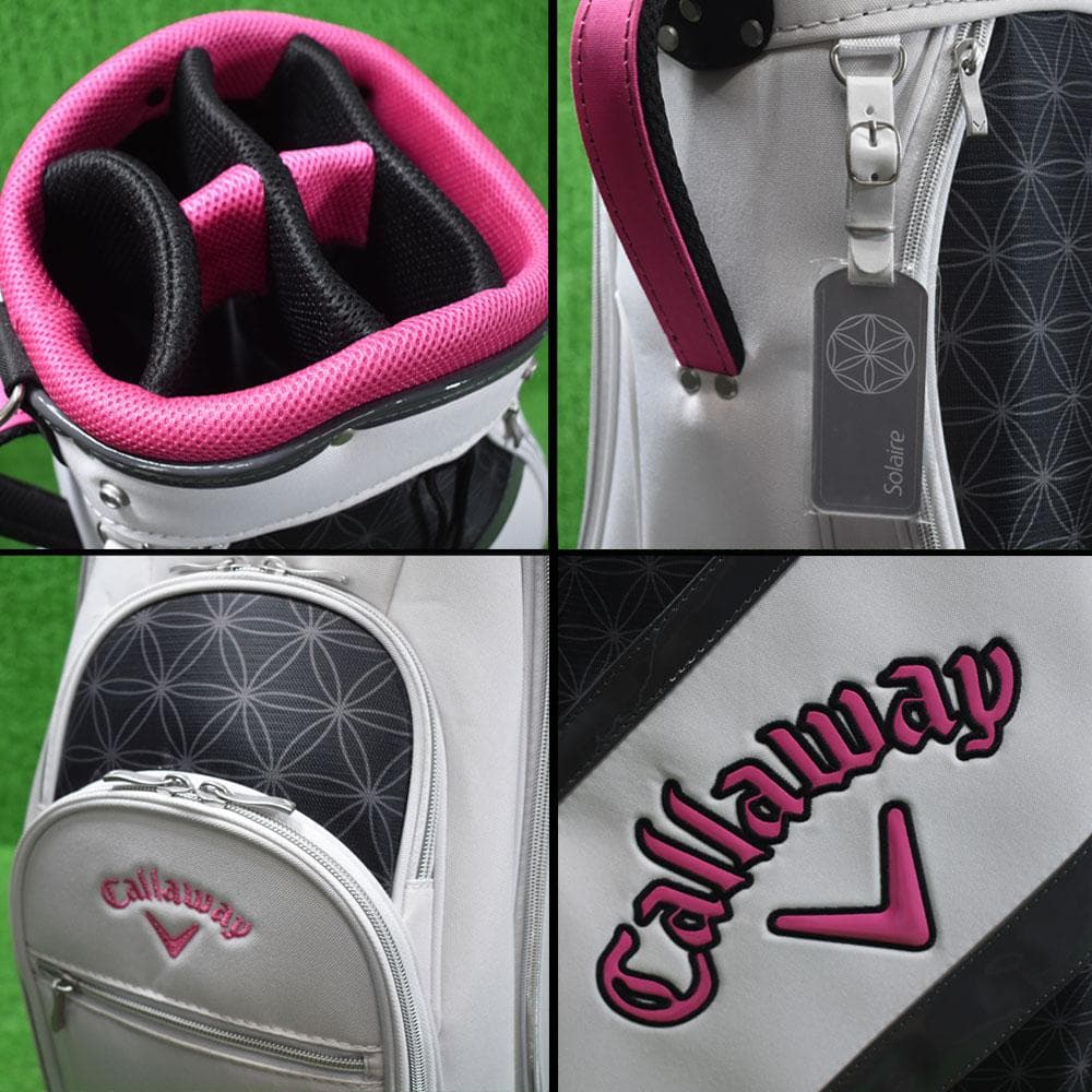 ふ*ち様 Callaway/キャロウェイ レディース キャディバッグ【ホワイト】