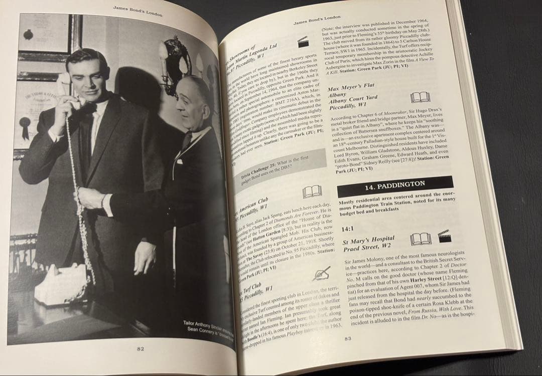 James Bond’s London ジェームズ・ボンドのロンドン
