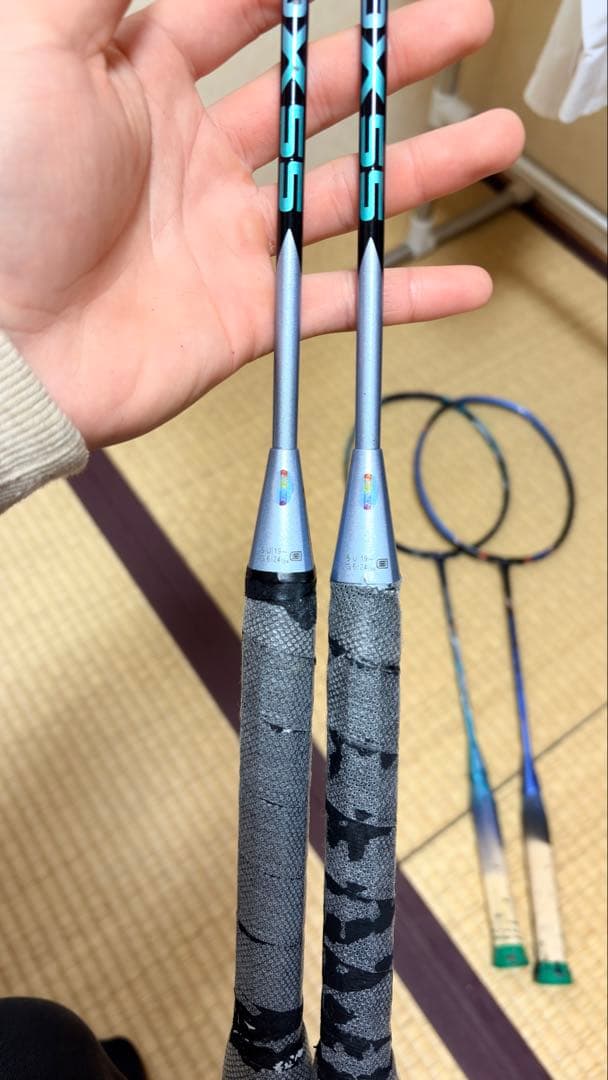 ラケット4本セット AST55×2本 修理済み NF700 VTFB ジャック