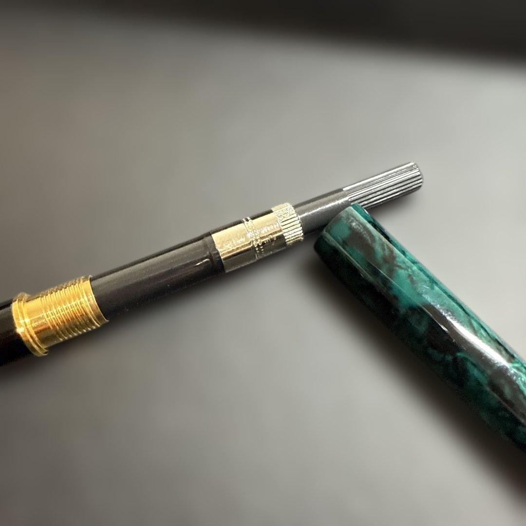 PARKER パーカー 万年筆 ソネット パターンラック グリーン 18K/M
