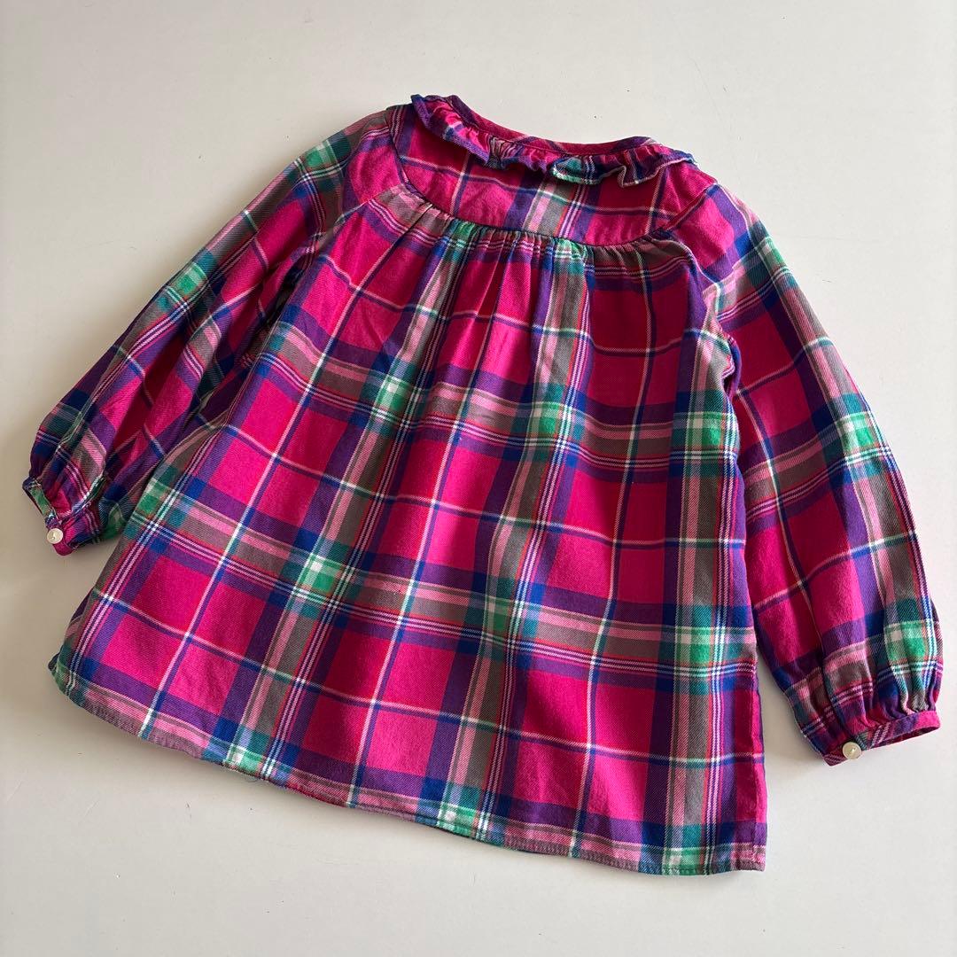 3点専用！ラルフローレン　長袖　チェック　フレア　シャツ　チュニック 女の子