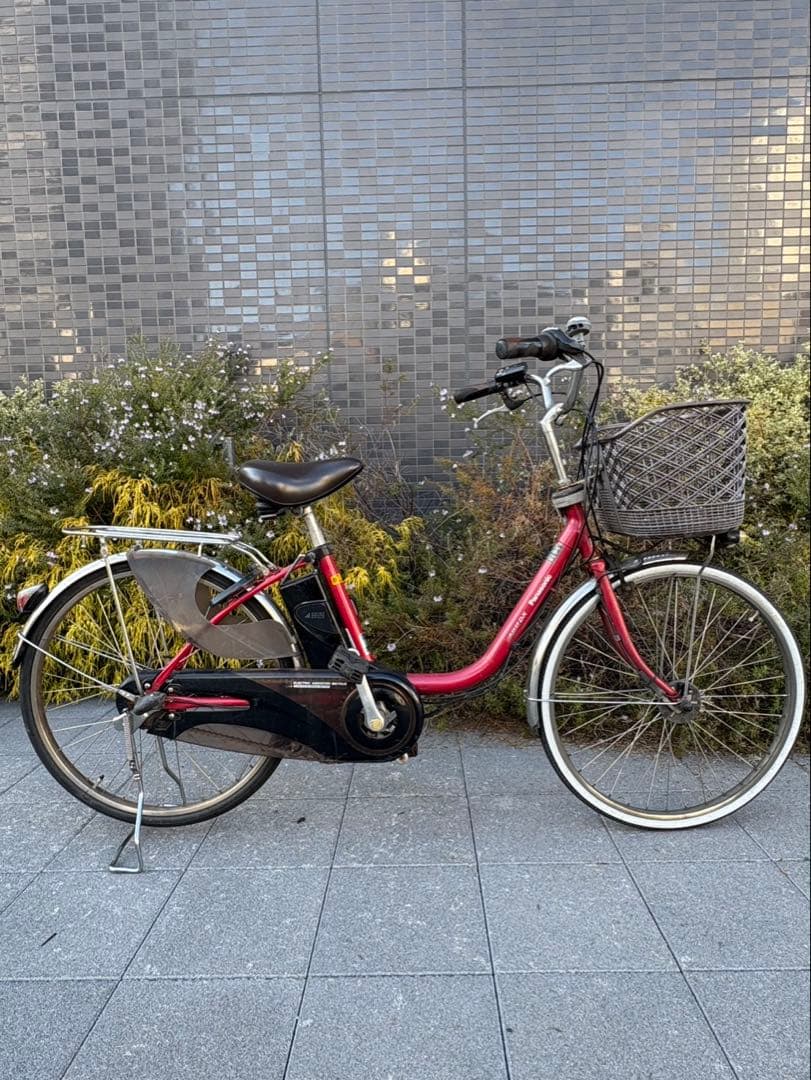 シティタイプ 電動アシスト自転車 赤