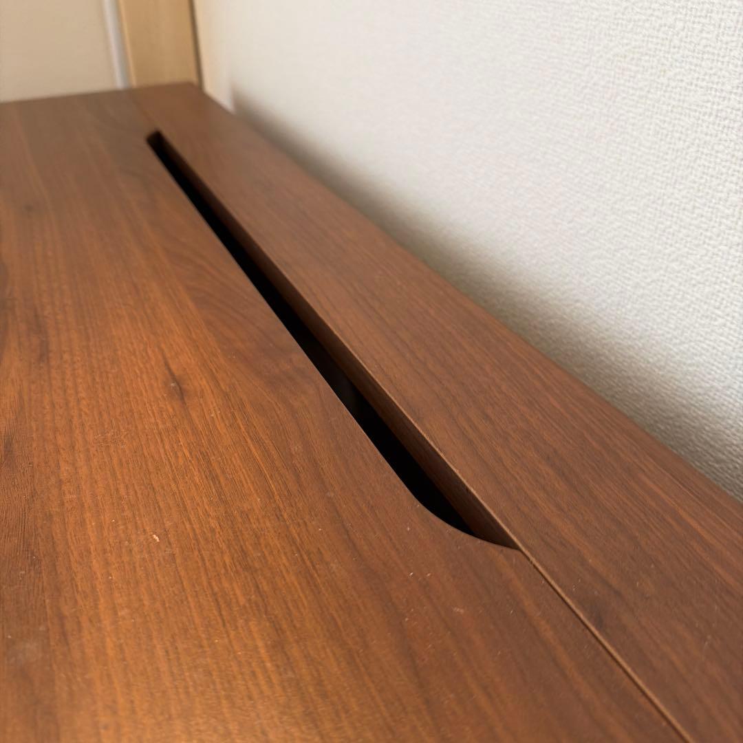 LOWYA デスク　ブラウン　机　パソコンデスク