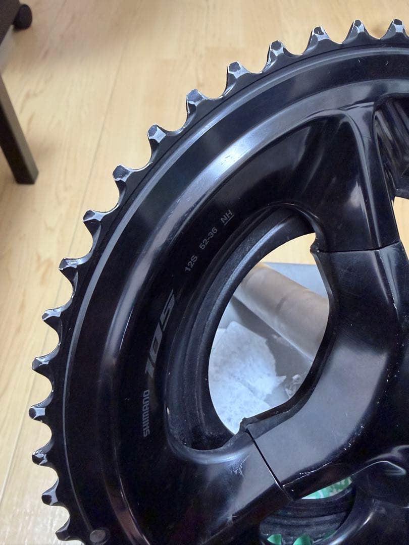 shimano FC-7100 52-36t 170mm 4iiiiパワーメータ