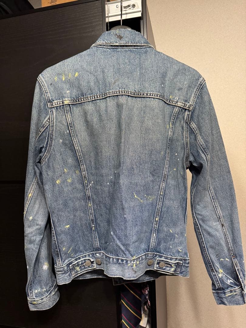 ラルフローレン　ペイントデニムジャケット　Sサイズ