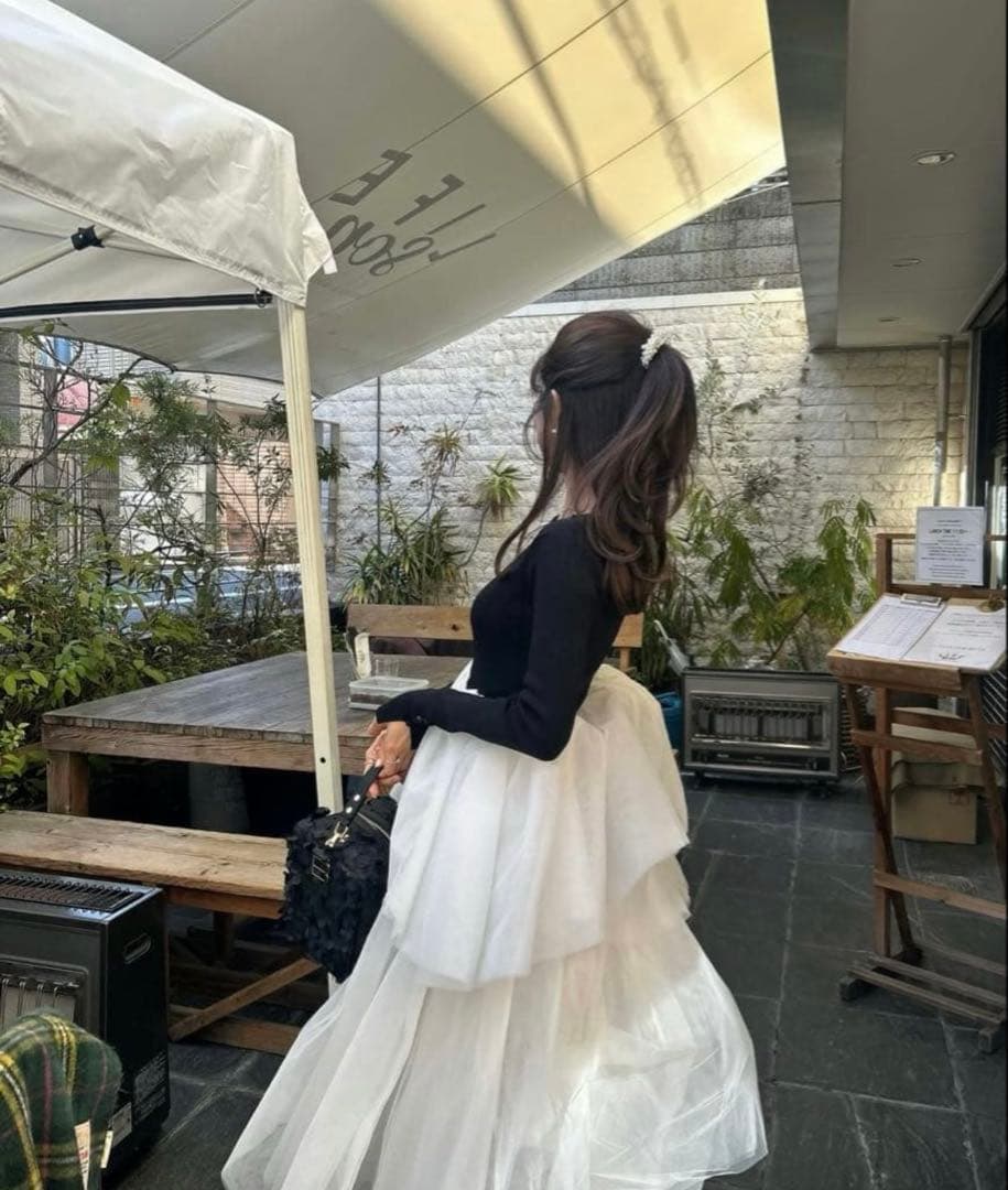 Bibiy. DELPHINE TULLE DRESS ビビィ