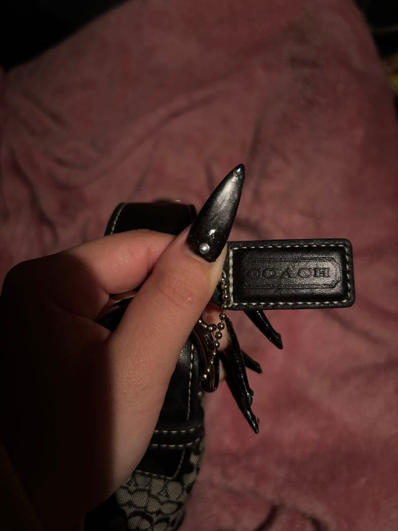 COACH ドローストリングバッグ ブラウン