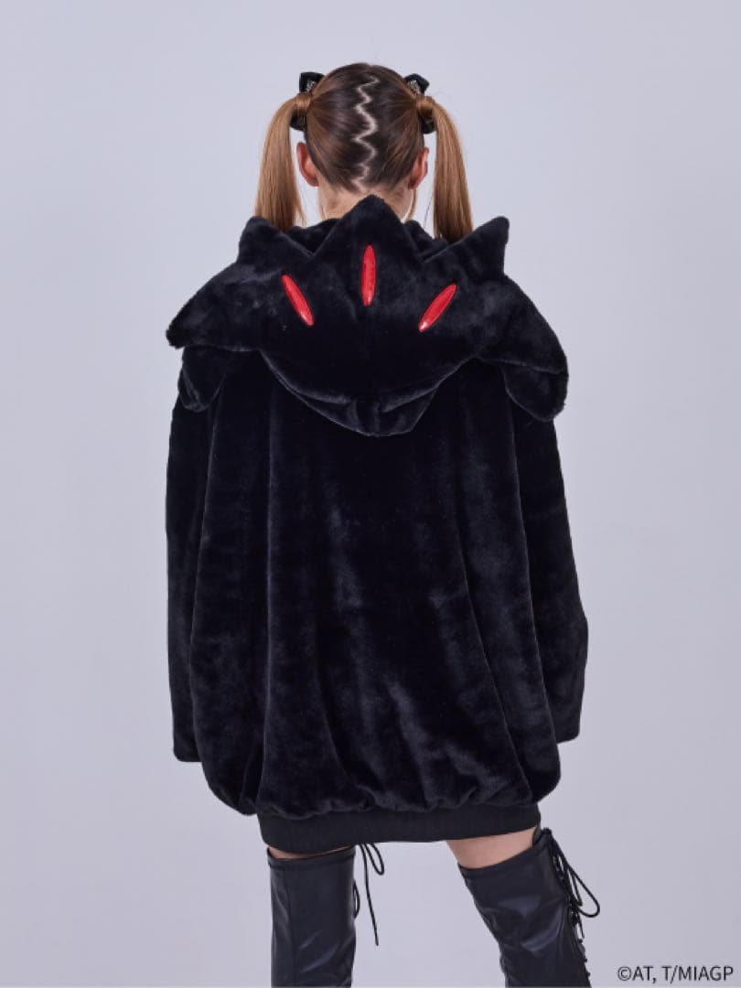 QOOZA × メイドインアビス　ファプタファージャケット BLACK