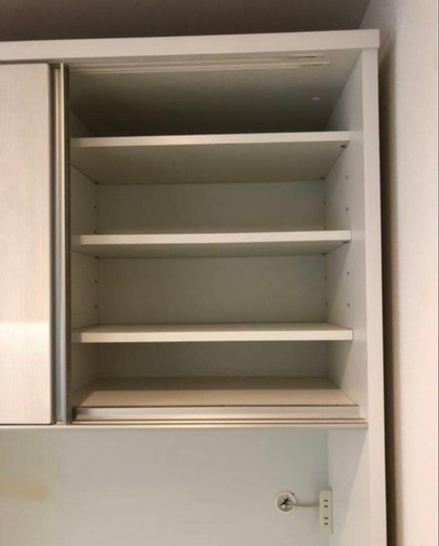 松田家具　カップボード　ホワイト　引き取り限定　茨城