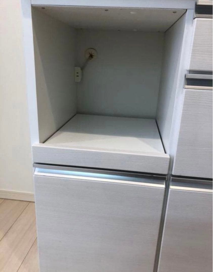 松田家具　カップボード　ホワイト　引き取り限定　茨城