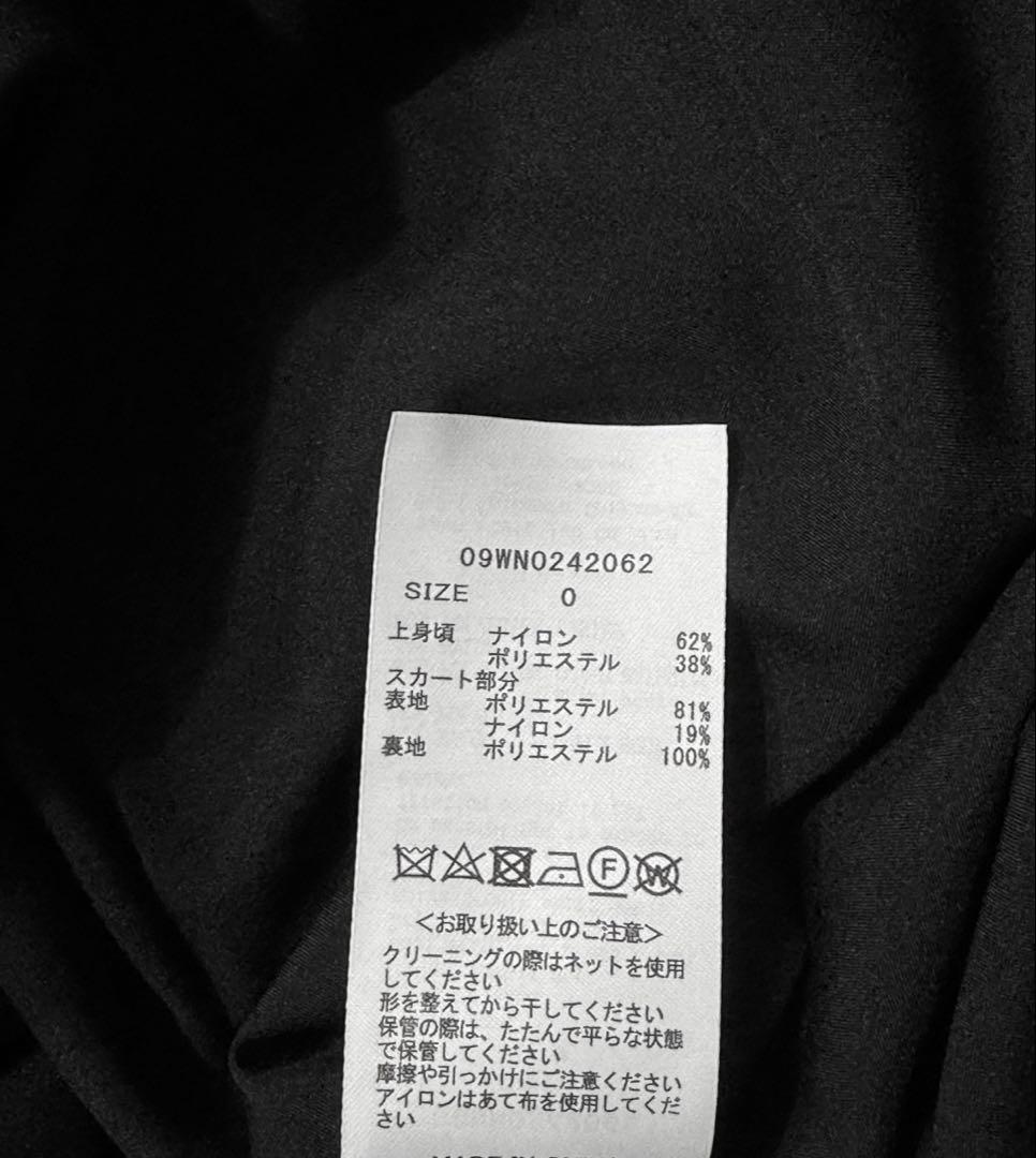 【週末限定セール】Mila Owen ミラオーウェン 異素材ワンピース サイズ0