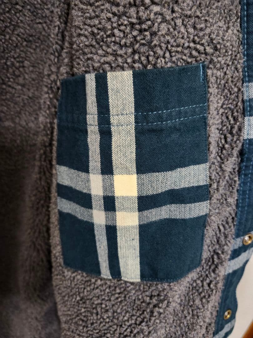 Carhartt グリーン/ホワイトチェック フランネルシャツジャケットLサイズ