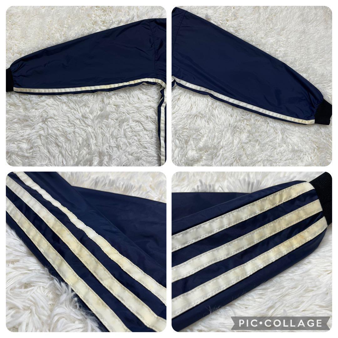 90s adidas アディダス　リバーシブル　ナイロン ピステ　国旗タグ