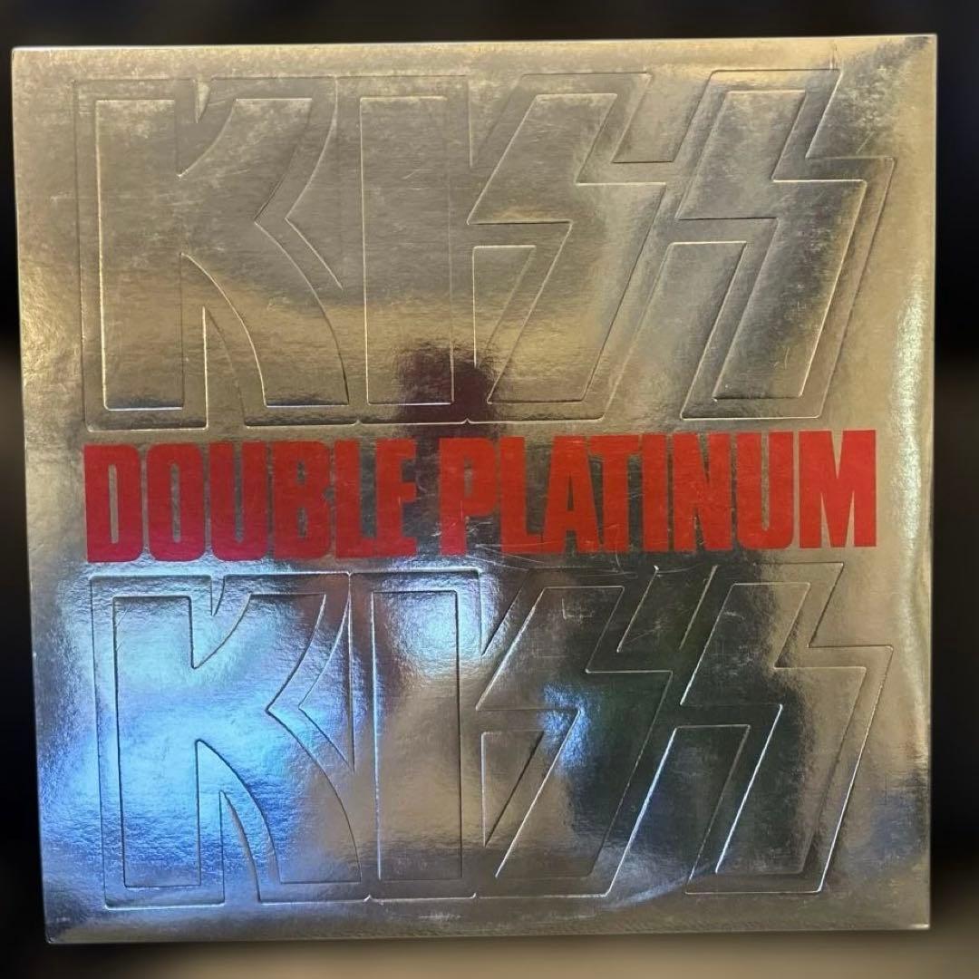 【希少・帯付き】KISS / ダブル・プラチナム　 2枚組LPレコード