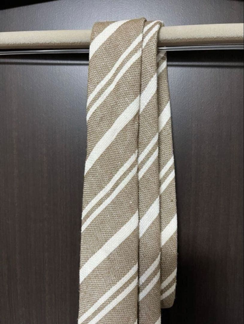 春夏 ブルネロクチネリBRUNELLO CUCINELLI ストライプネクタイ