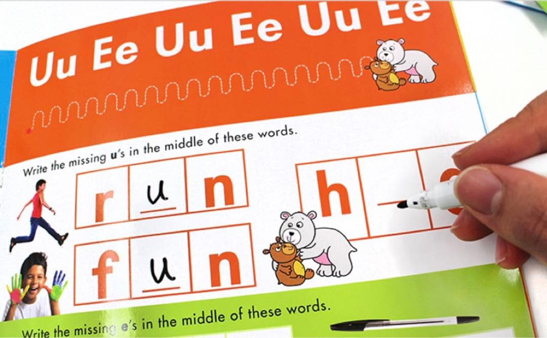 Scholastic Write&Wipe書いて消せる 英語 ワークブック10冊