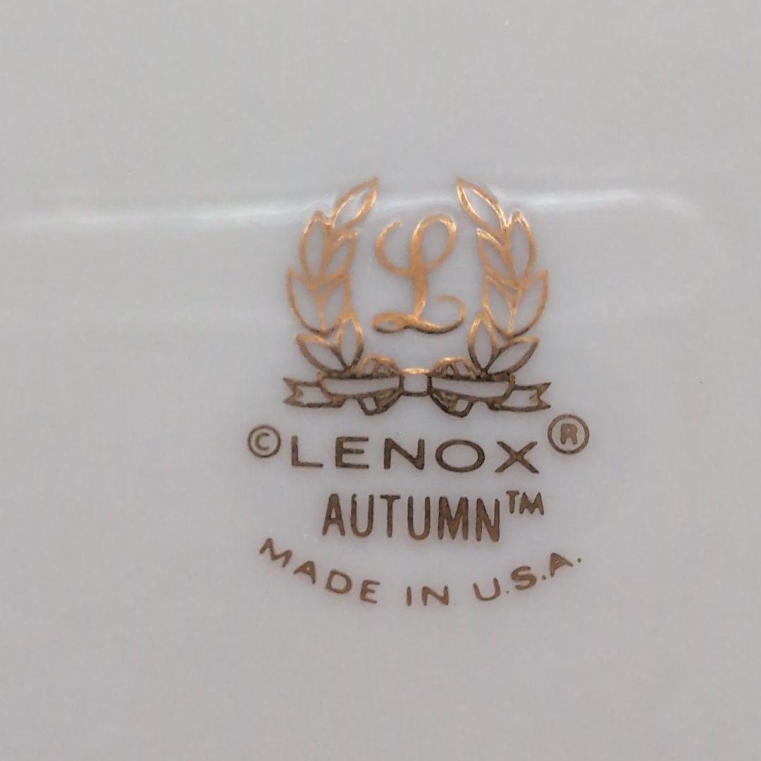 LENOX AUTUMN 楕円ボウル　２皿
