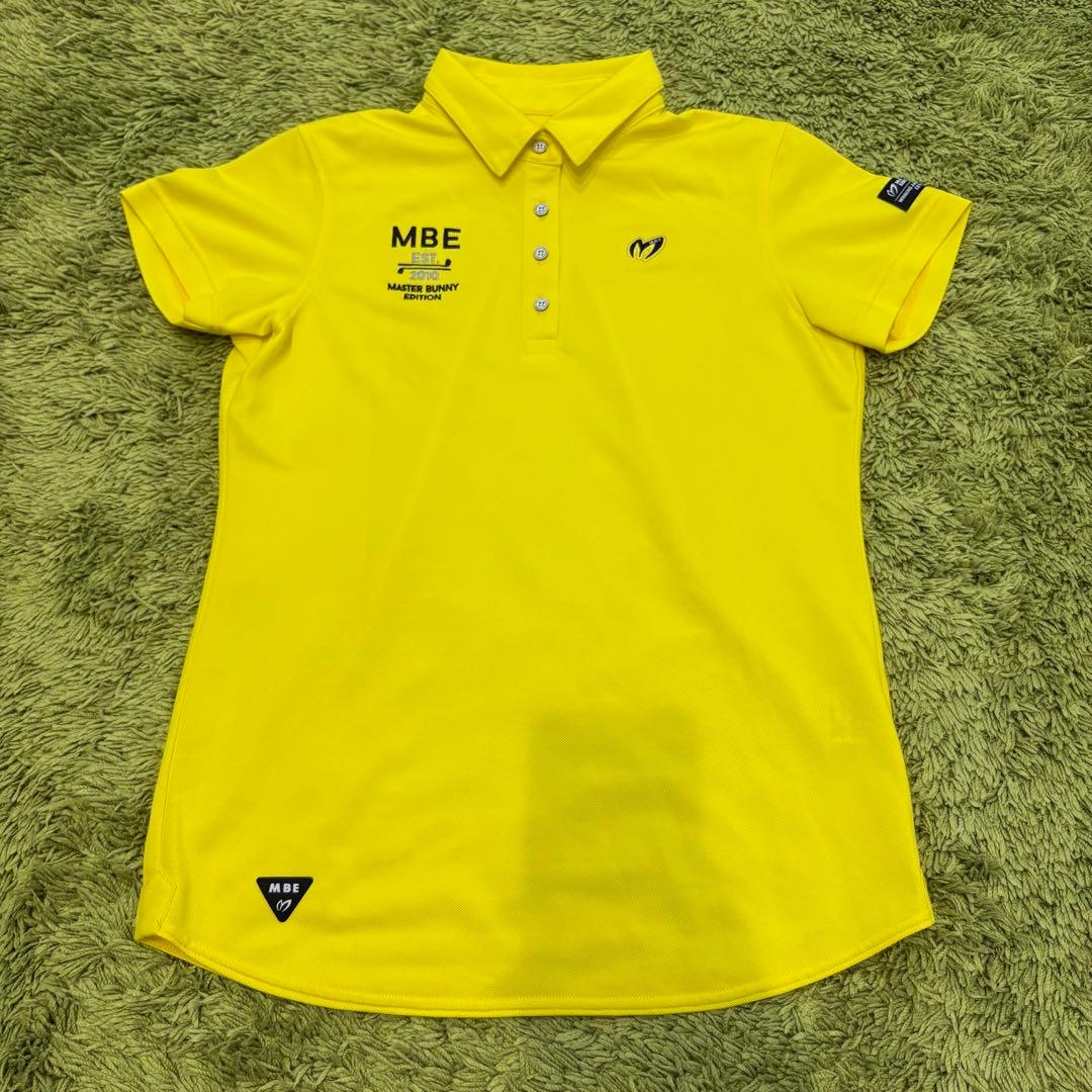 美品 マスターバニーエディション 半袖ポロシャツ tシャツ 黄色 サイズ0