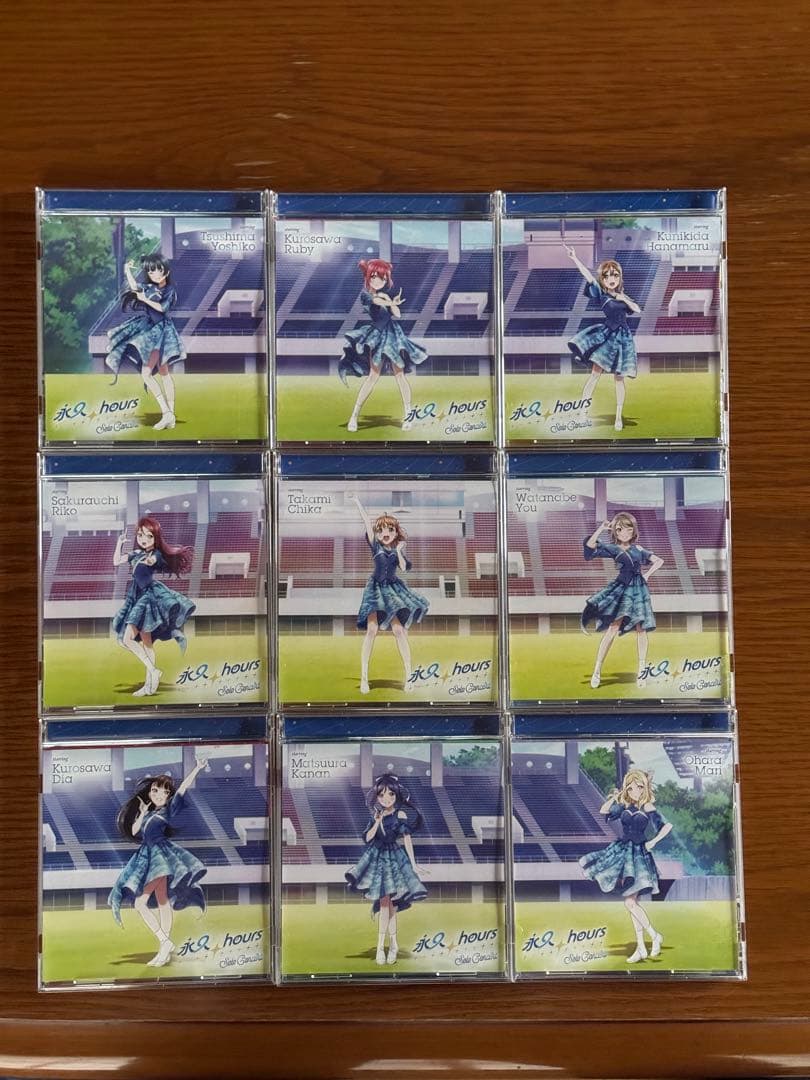 ラブライブ！Aqours ９枚セット　永久hours Solo Concert