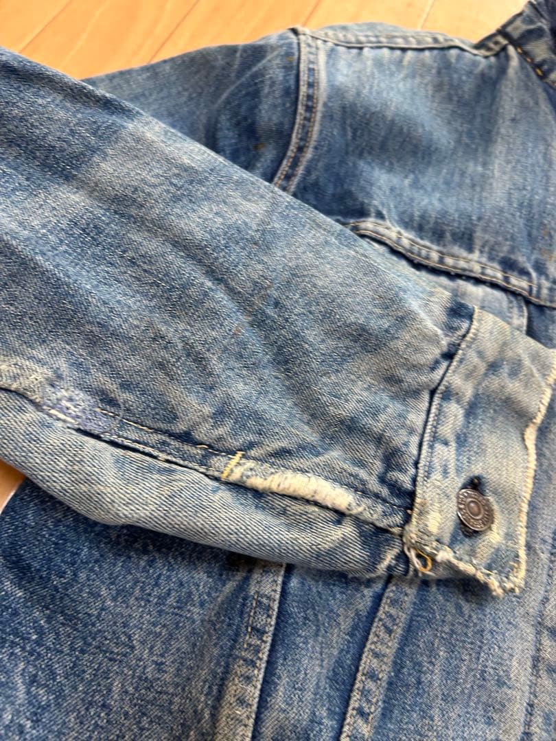 559 44位　サード　ビックE リーバイス　Levi's ボタン裏　O リペア