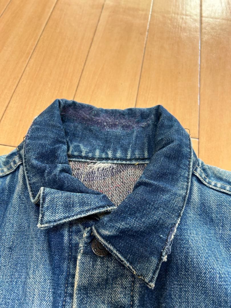 559 44位　サード　ビックE リーバイス　Levi's ボタン裏　O リペア