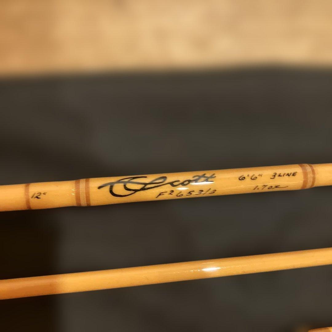 Scott F2653/3 フライロッド 6'6\" 3ライン1.7oz