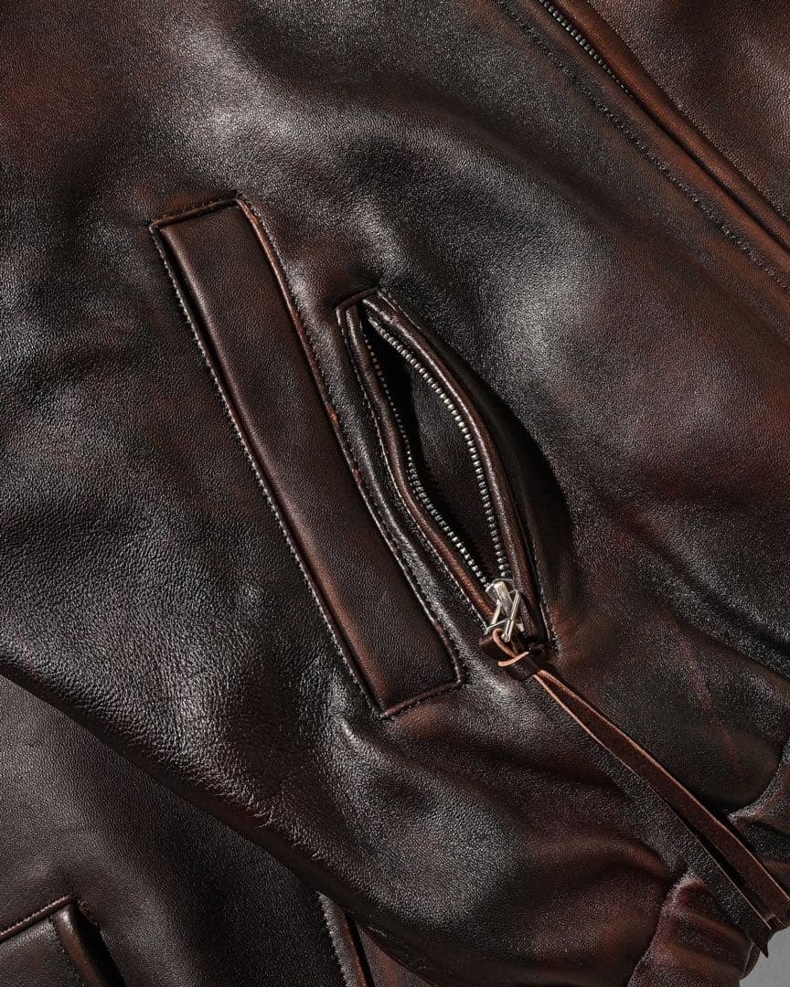 【即完アイテム】SHEEP LEATHER UTILITY JACKET