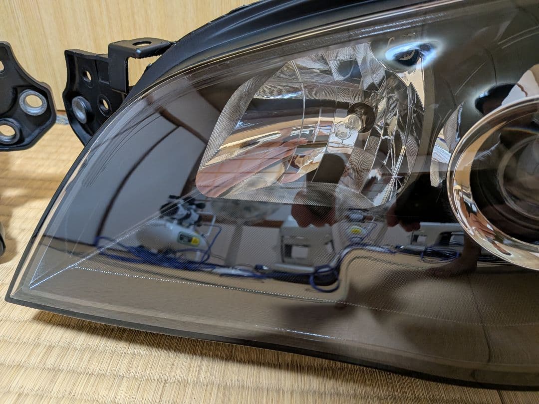 スバル純正　GDB　インプレッサ　ヘッドライト 左右セット インナーブラック