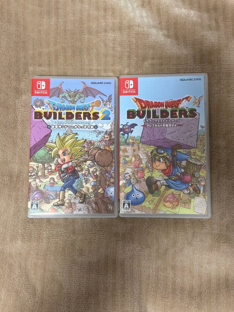 【動作確認済】ドラゴンクエストビルダーズ1&2セット【バラ売り不可】
