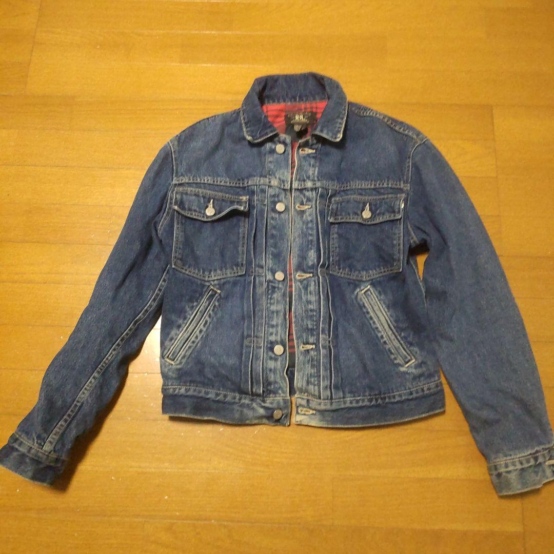 RRLRalphLaurenデニムジャケット S 薄青色厚手ミツ星タグ美品
