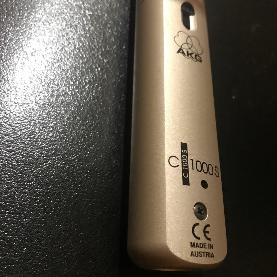 AKG C1000 S ＋ppc 1000 箱付き　コンデンサーマイクロフォン