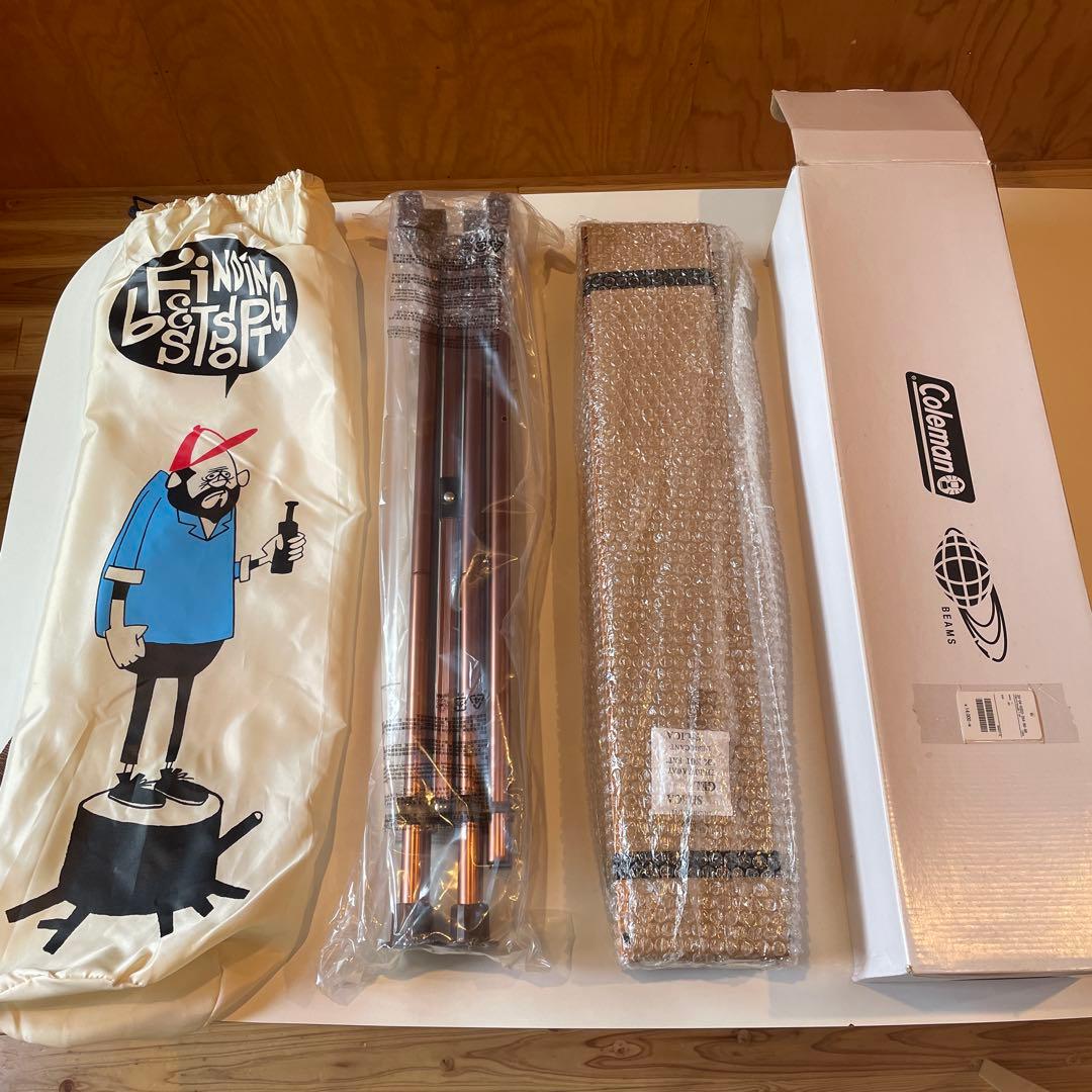 COLEMAN×YUSUKE HANAI×BEAMS ウッドロールテーブル