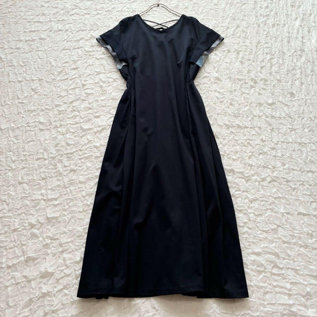 ブルーレーベルクレストブリッジ コンパクトクリアーポンチAラインワンピース 38