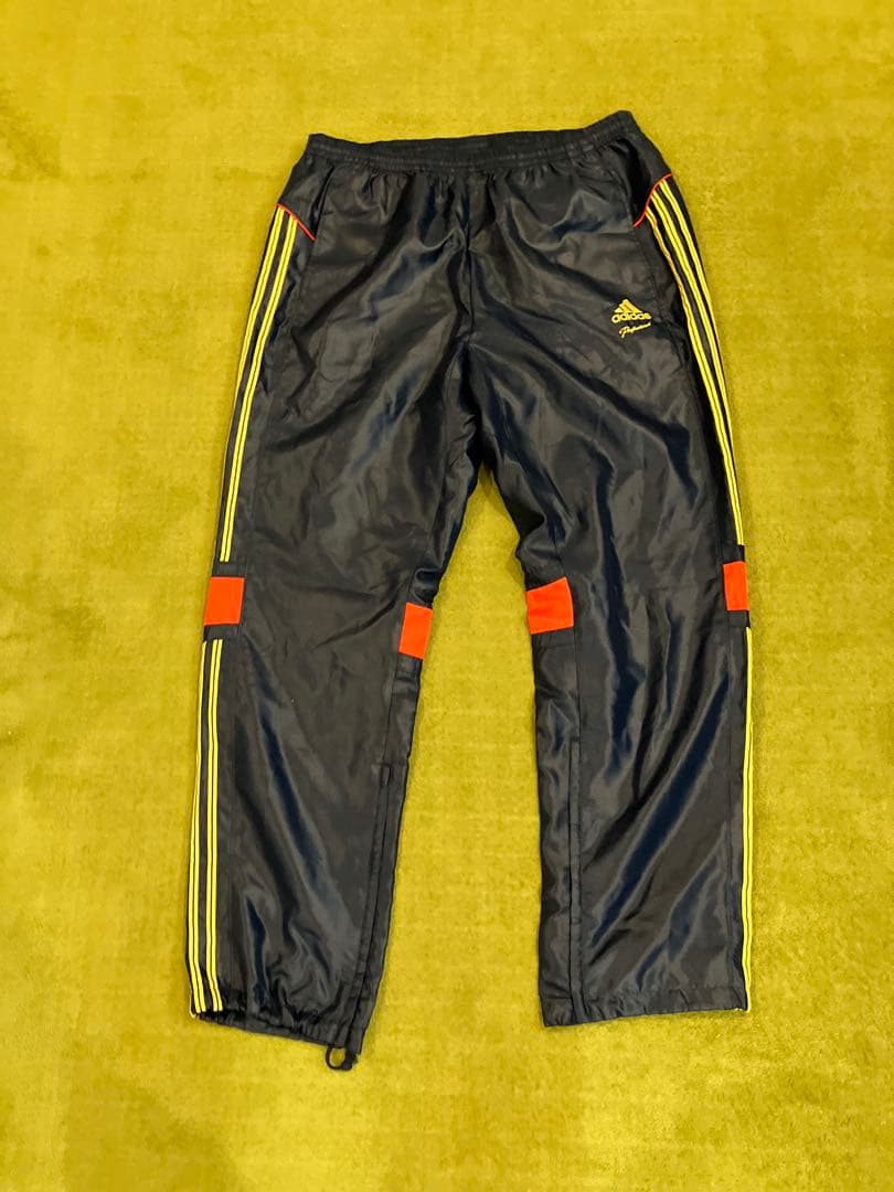 希少3XO アディダスプロフェッショナル　ジャージ上下セット　メッシュ　良配色