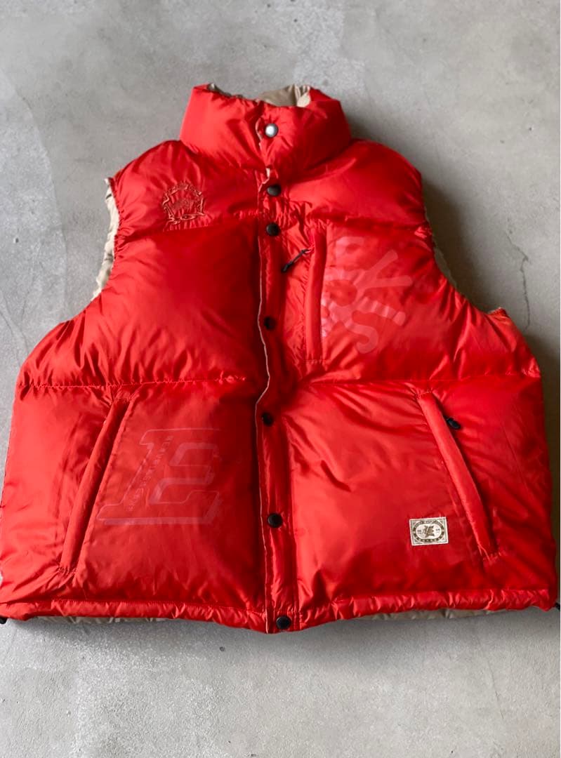 ジャケット・アウター EVISEN FUJI REVERSIBLE DOWN VEST Size-L