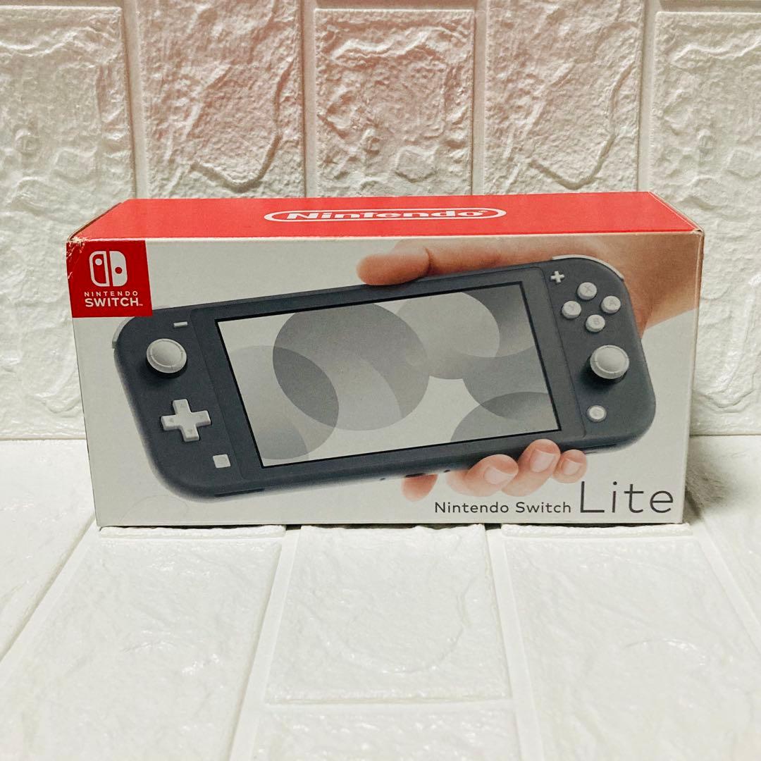 け*ん様 Nintendo Switch Lite グレー 本体 箱付 動作確認