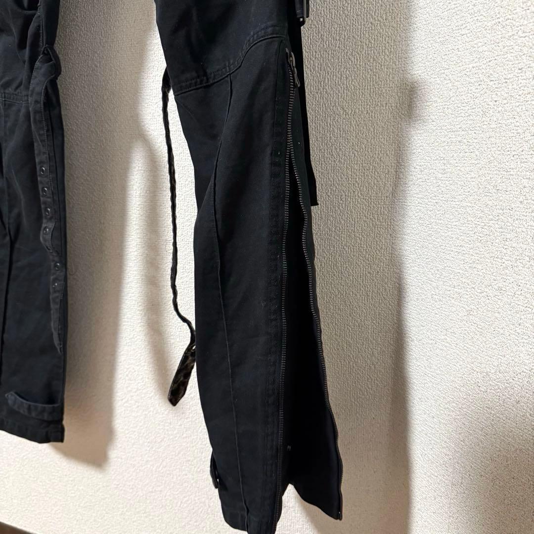 ロエン Roen カーゴパンツ ボンテージ フレア ギミック y2k 止血ベルト