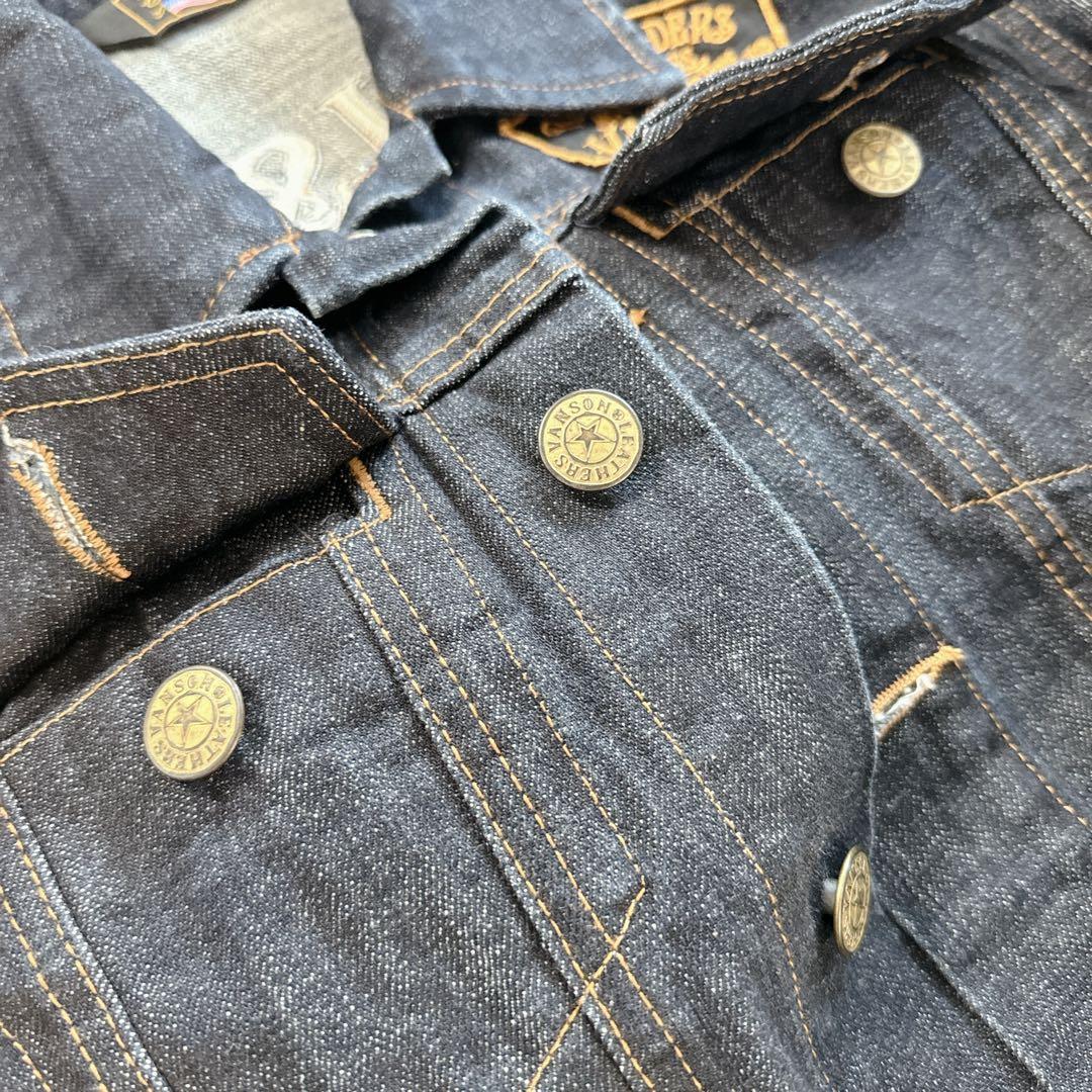 VANSON 刺繍 Gジャン デニム ジャケット バンソン