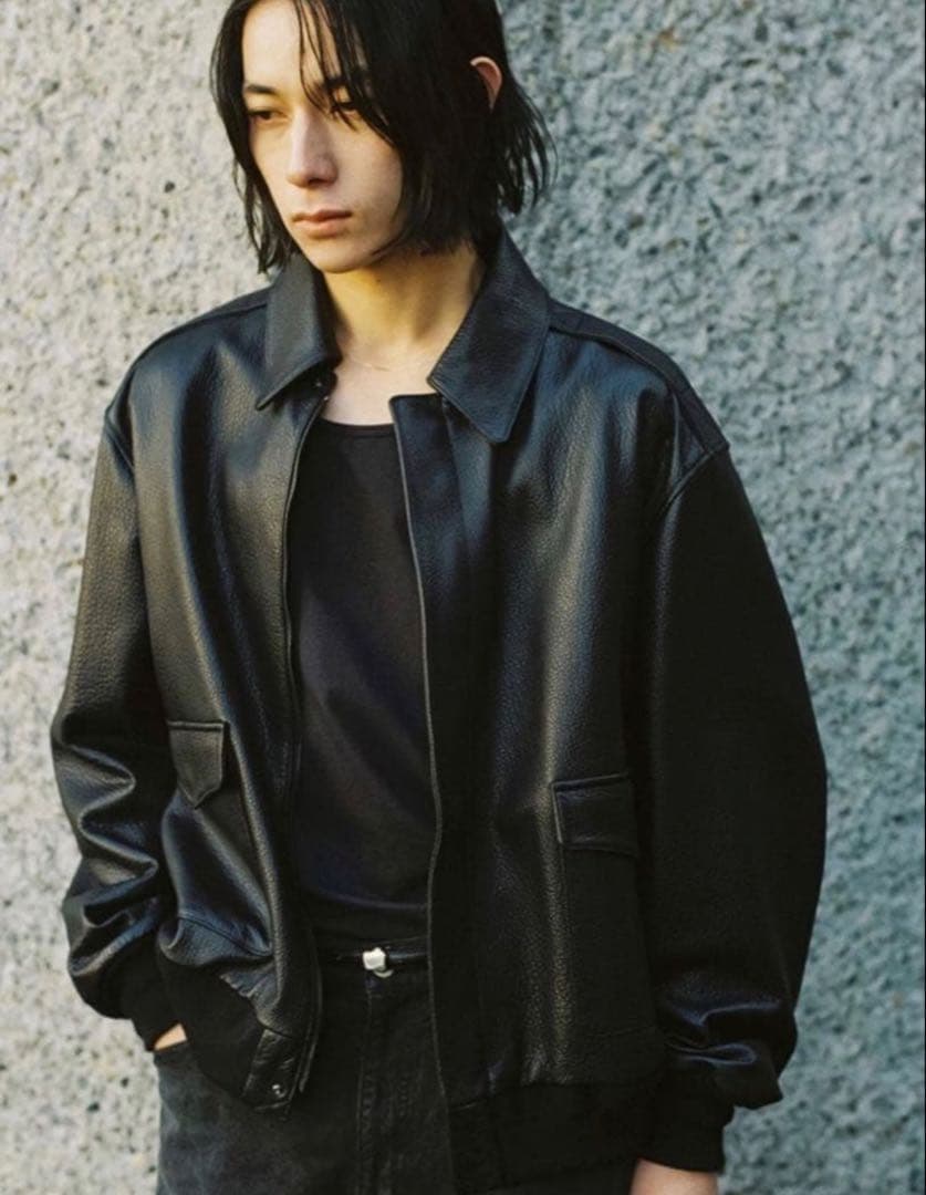 LIDNM A2 Ver.2 JACKET レザーブルゾン