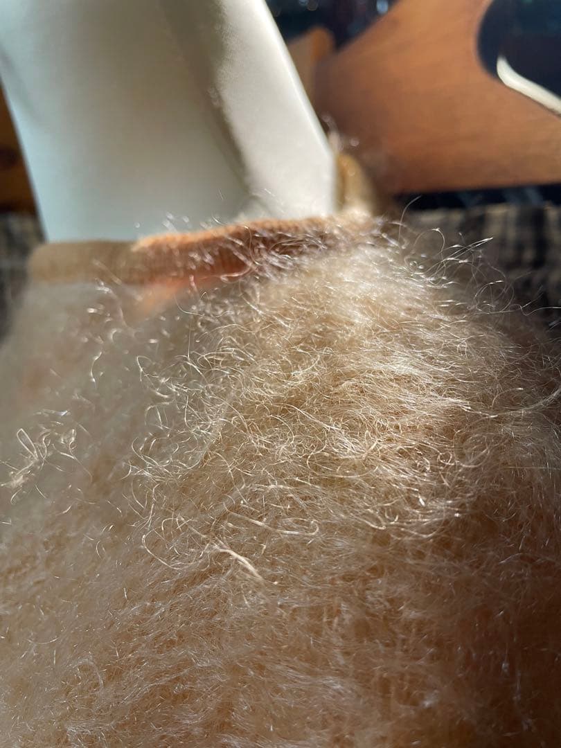 ビンテージ　モヘアポンチョ