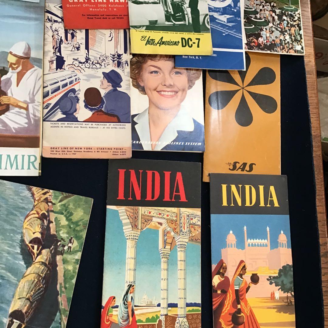 1950年頃　旅行パンフレット　海外　外国　いろいろ