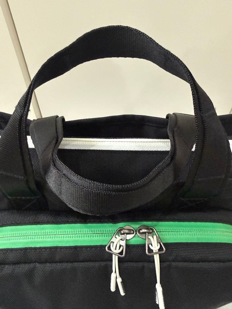 美品 BEAMS GOLF 小型トートバッグ 黒 ラウンドバッグ