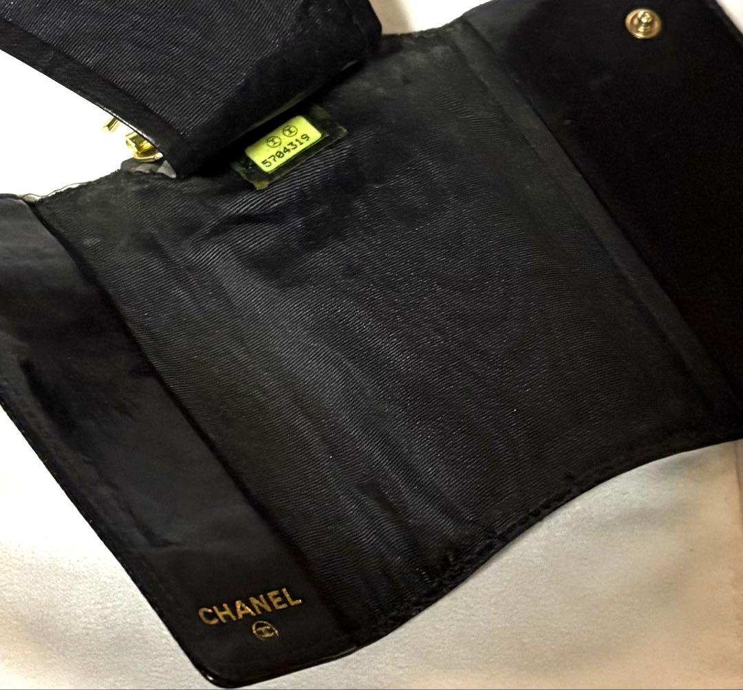 チョコ太郎！CHANELシャネル☆6連キーケース ココマークブラックレザー