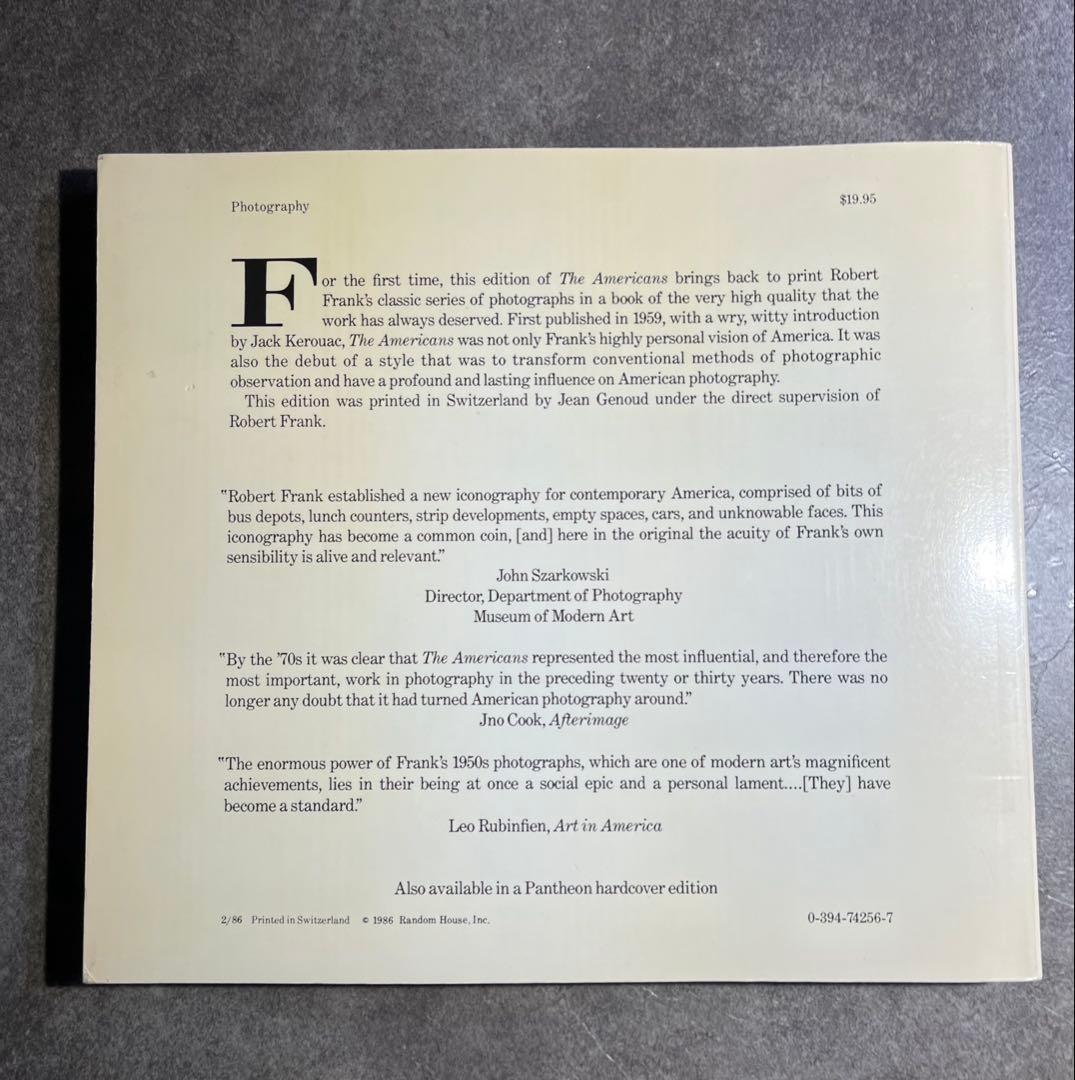 洋書 The Americans Robert Frank