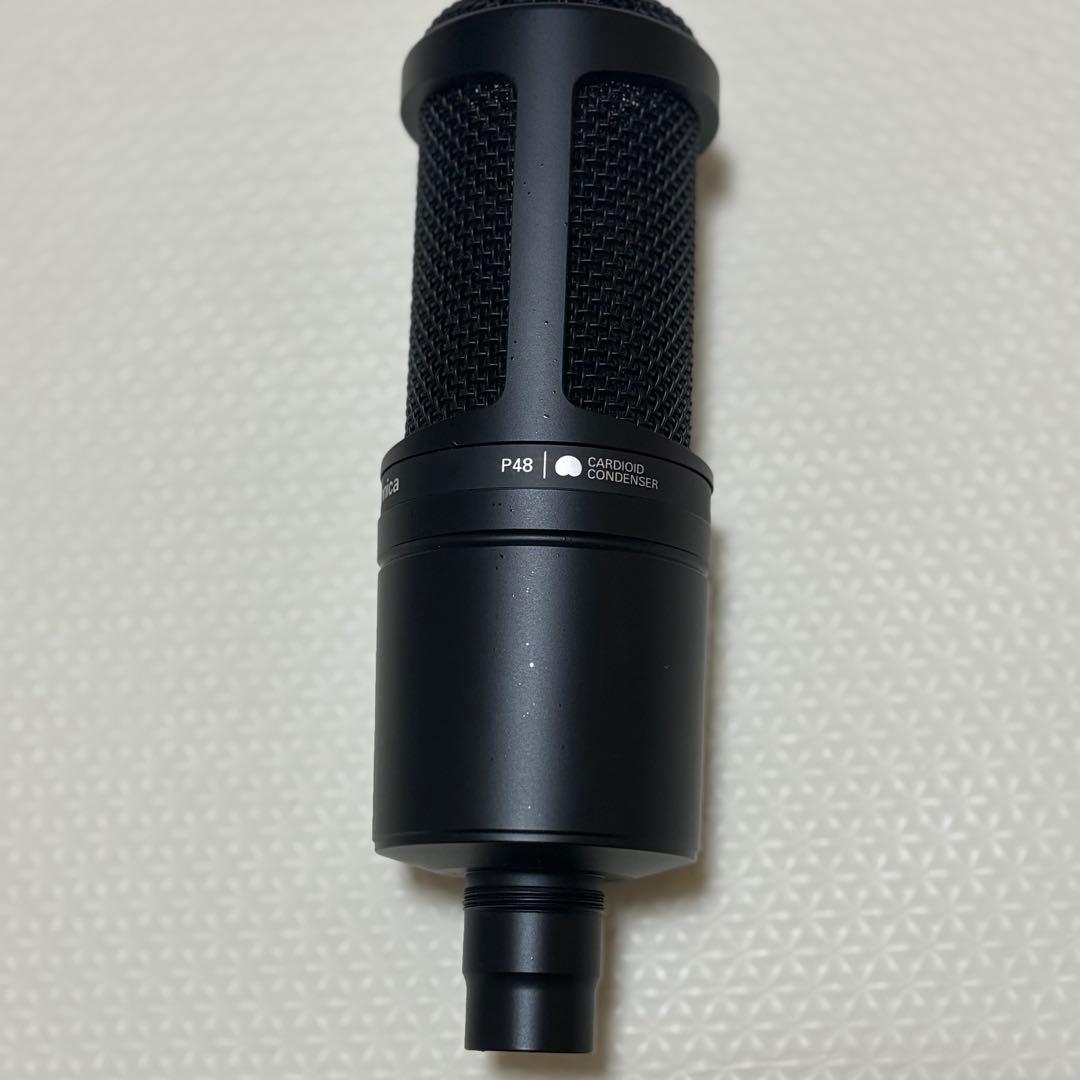 audio-technica AT2020 コンデンサーマイク 専用ケース付き